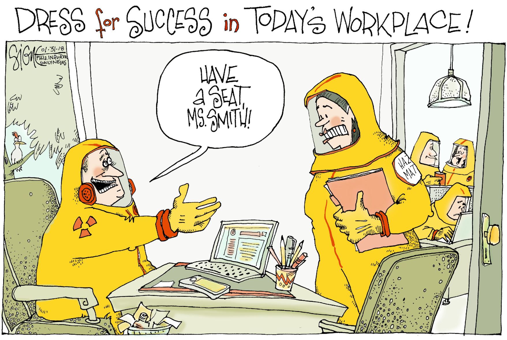 Signe Wilkinson cartoon
